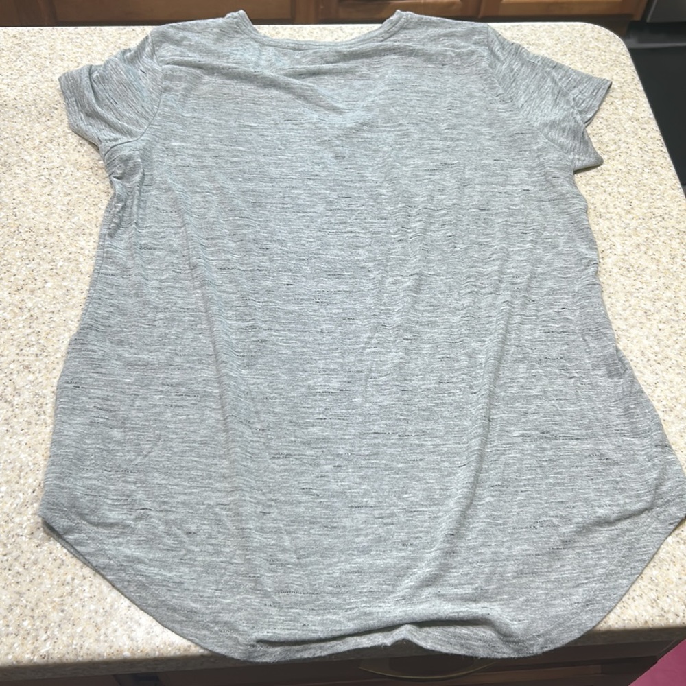 Apt 9 size large shirt short sleeve gray drink more wine - Picture 5 of 5